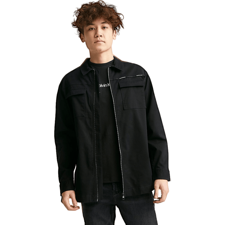 Micro Branding Over Shirt Ck Black
