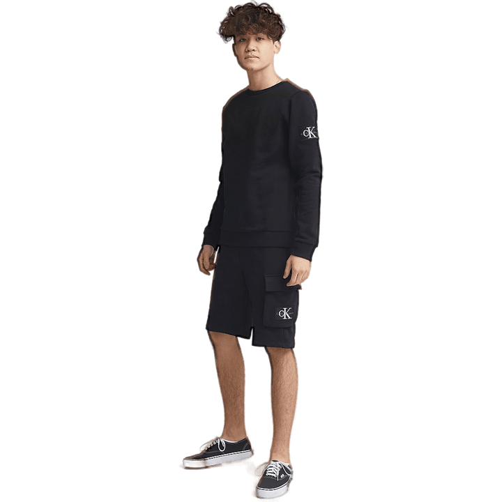 Badge Jogger Cargo Shorts Beh - Ck Black