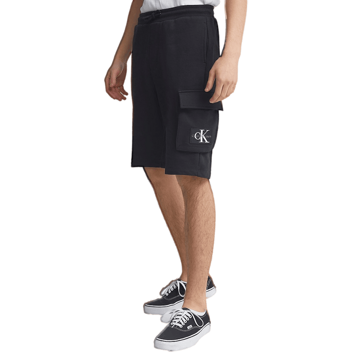 Badge Jogger Cargo Shorts Beh - Ck Black