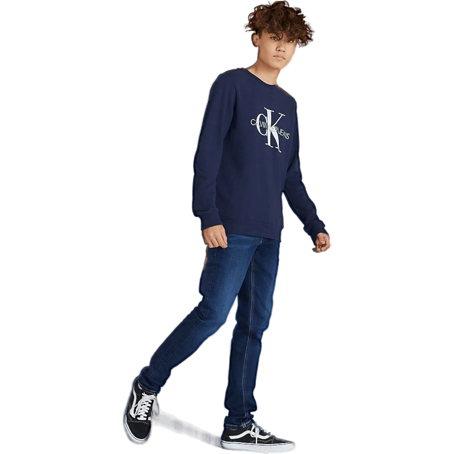 Monogram Logo Sweatshirt Peacoat