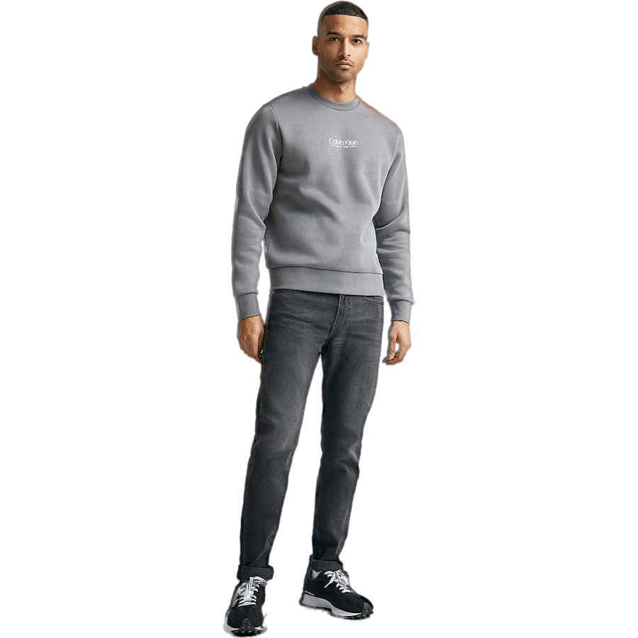 Logo Coordinates Sweatshirt Pewter