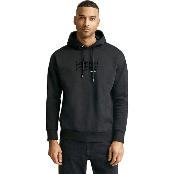 Calvin Klein Triple Logo Flock Comfort Hood Ck