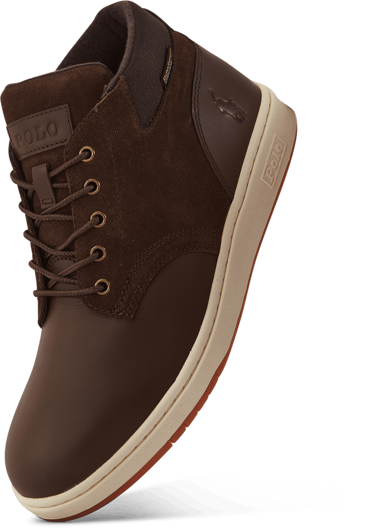 Polo Ralph Lauren Wasserdichter Leder-Sneaker-Stiefel