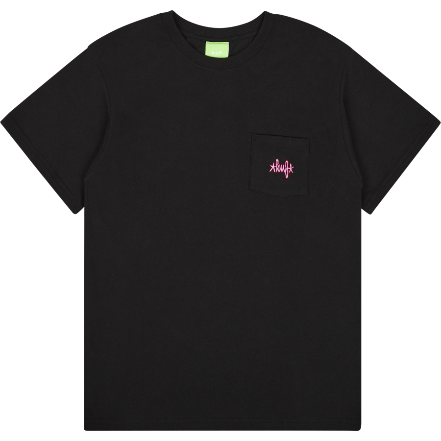 Haze Script Pocket S/s Tee Black