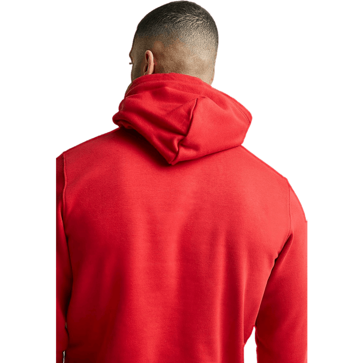 D1. Gant Banner Shield Felpa con cappuccio rosso equestre