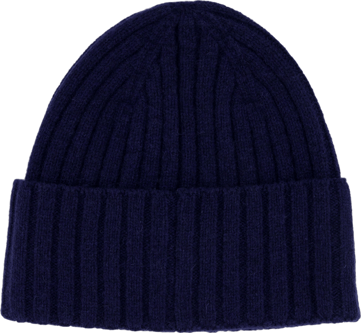 D2. Tiger Knitted Beanie Evening Blue