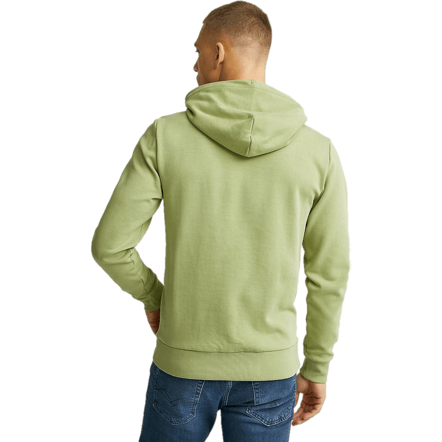 Interlock Micro Logo Hoodie Sage