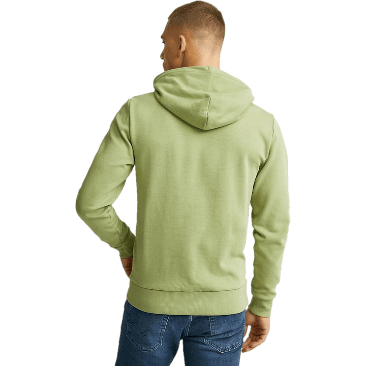 Interlock Micro Logo Hoodie Sage