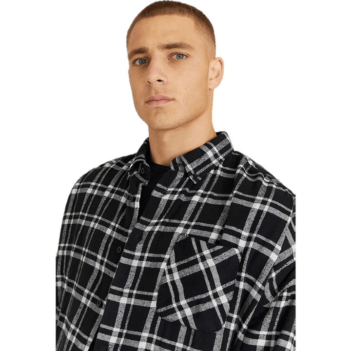 Boxy Flannel Shirt  Check