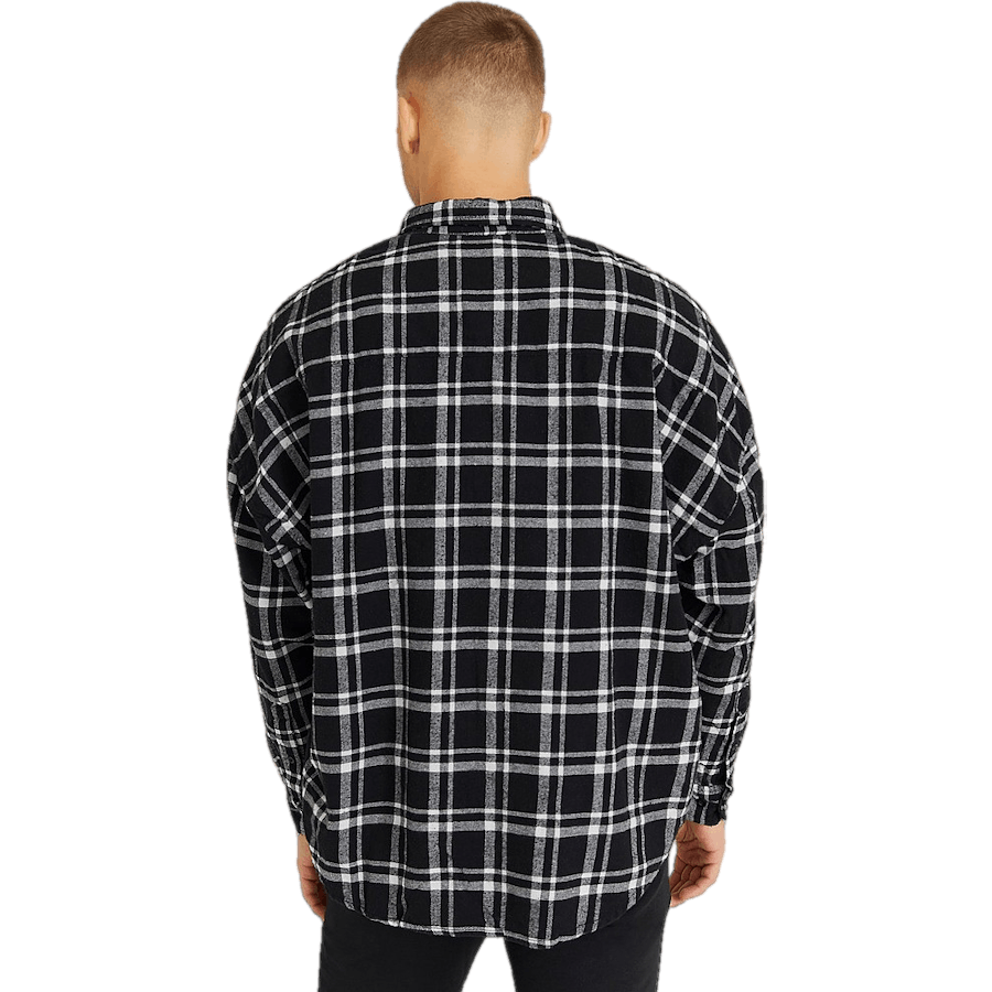 Boxy Flannel Shirt  Check