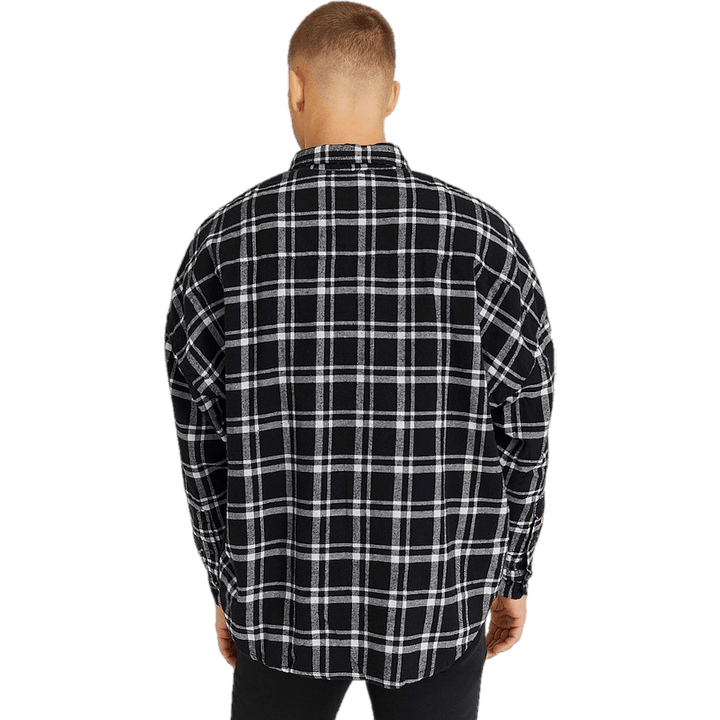 Boxy Flannel Shirt  Check