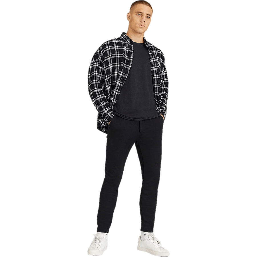 Boxy Flannel Shirt  Check