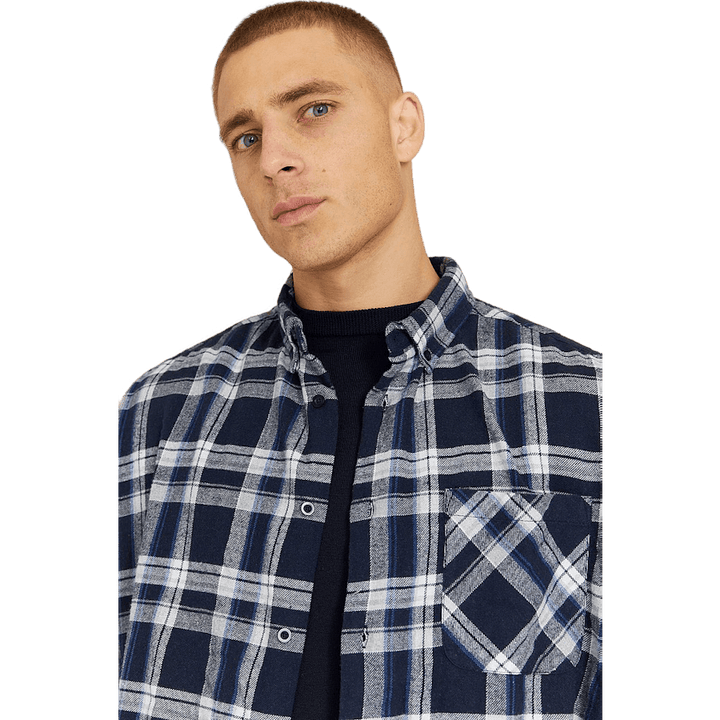 Chemise en flanelle à carreaux