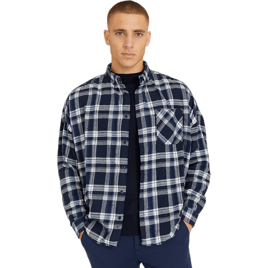 Chemise en flanelle à carreaux