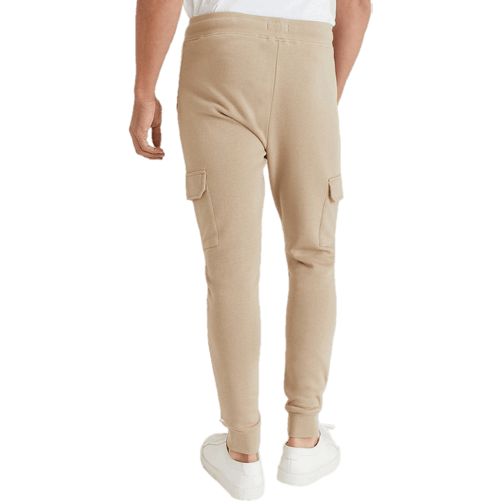 Skinny Cargo Sweatpants Greige