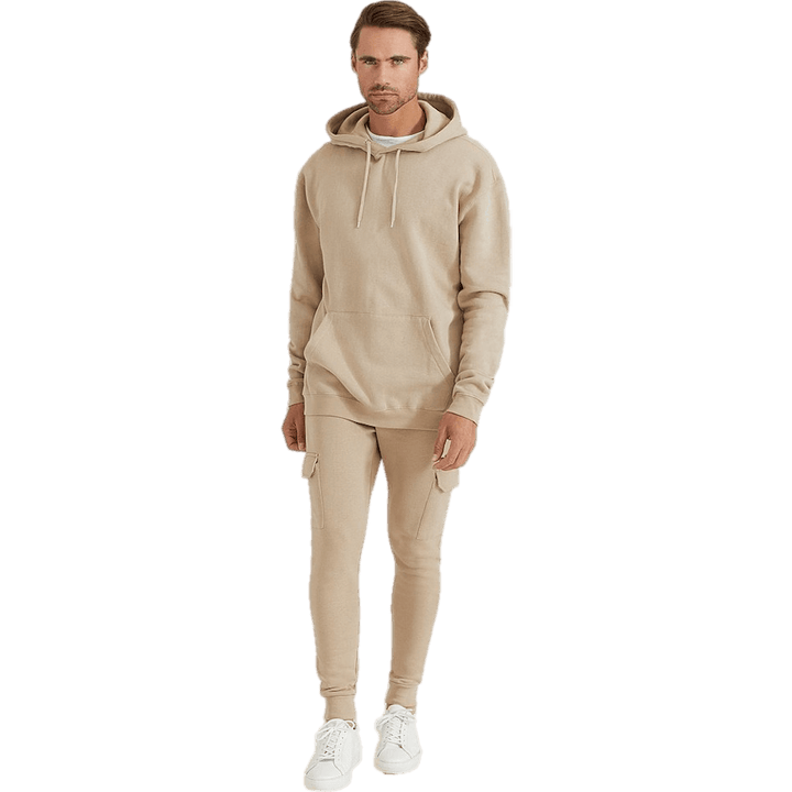 Skinny Cargo Sweatpants Greige