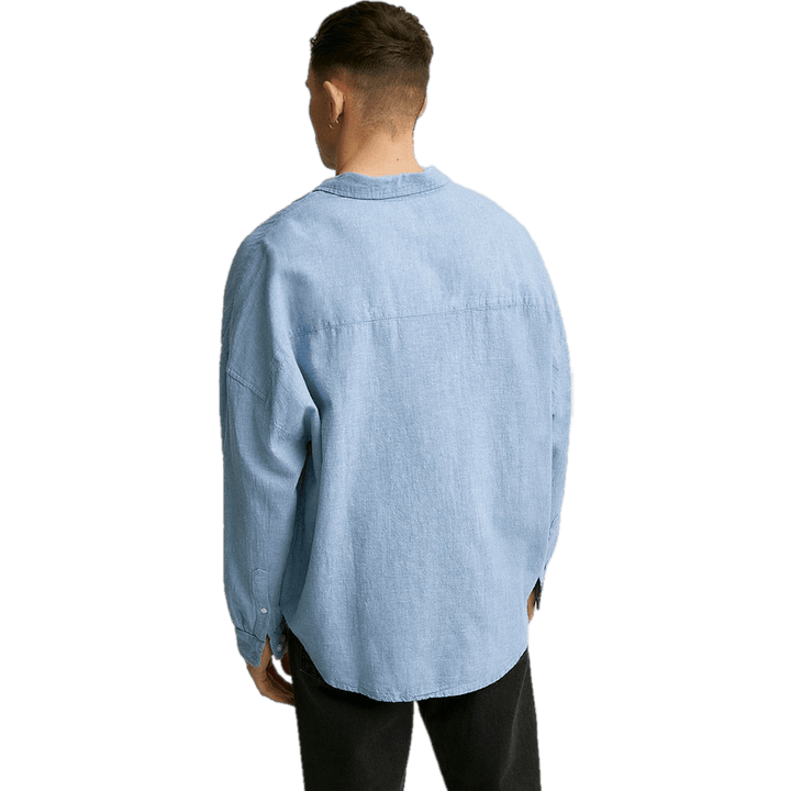 Chemise en lin carrée Lt