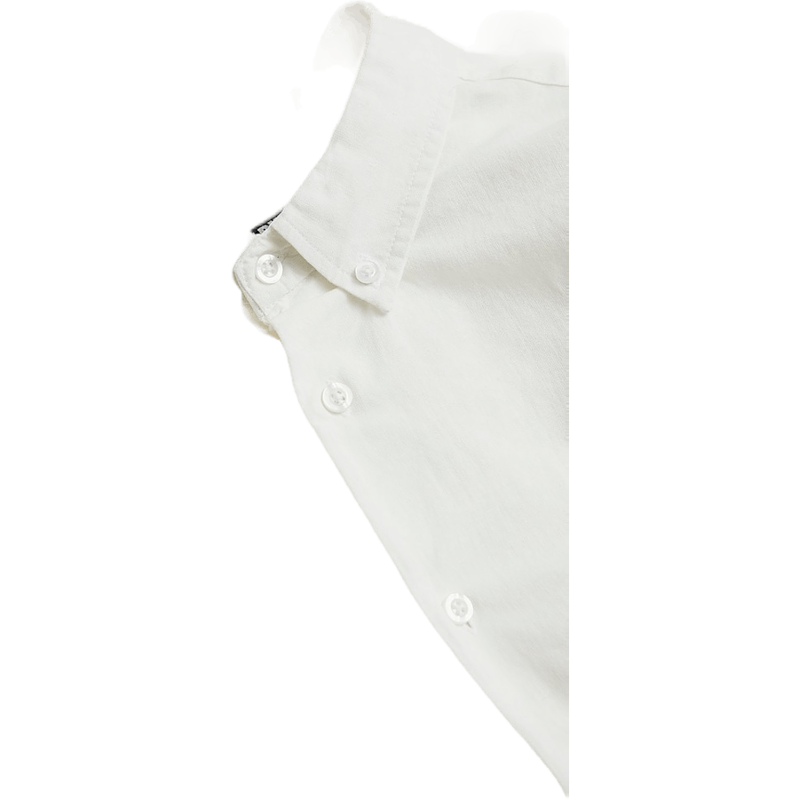 Chemise en lin carrée