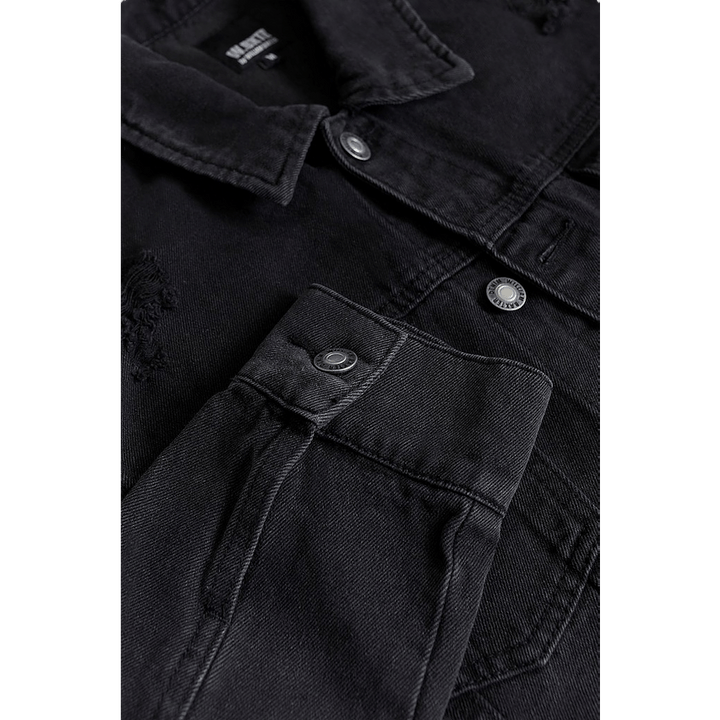 Destroyed Denim Jacke Washed