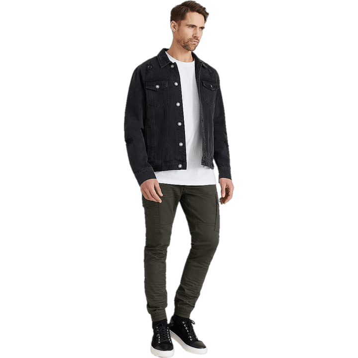 Destroyed Denim Jacke Washed