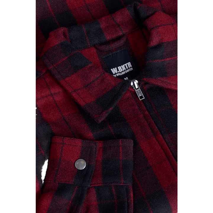 Check Zip Overshirt