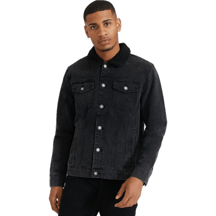 Sherpa Denim Jacket  Wash
