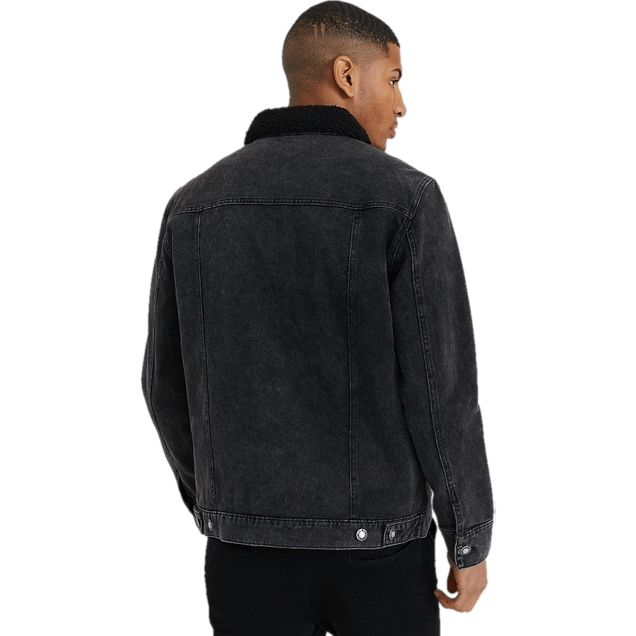Sherpa Denim Jacket  Wash