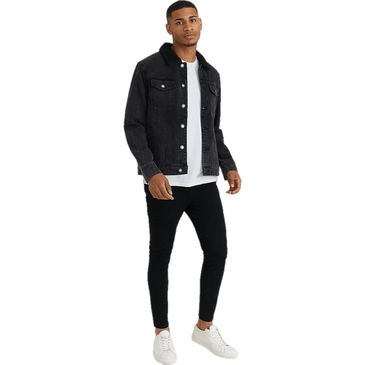 Sherpa Denim Jacket  Wash