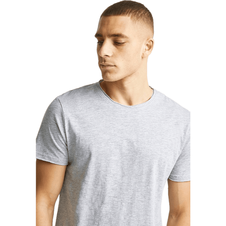 Raw Tee Gråmelange