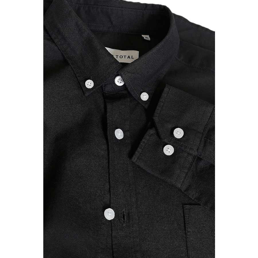 Melker Oxford-Hemd Schwarz