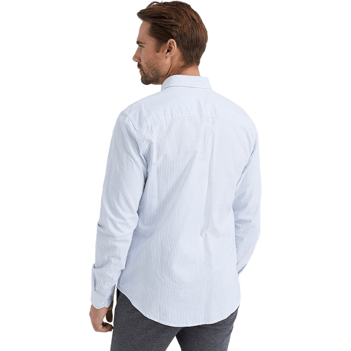 Melker Oxford Shirt Stiped Light Blue