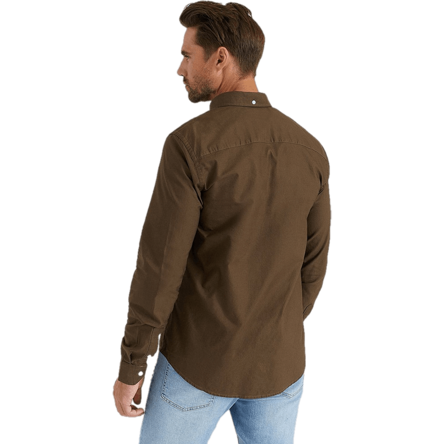 Melker Oxford Shirt Brown