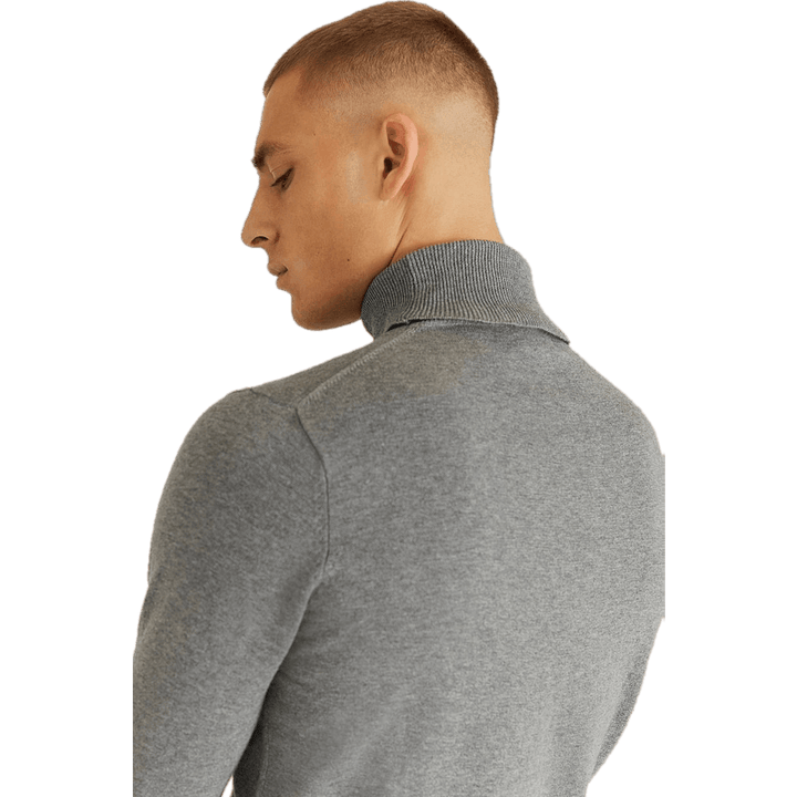 Craven Roll Neck Mid Greymelange