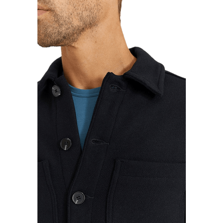 Studio Total Wool Overshirt With Pockets