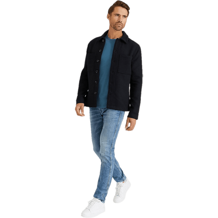 Studio Total Wool Overshirt With Pockets
