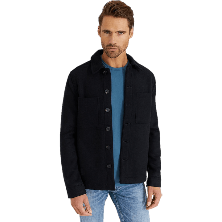 Studio Total Wool Overshirt With Pockets