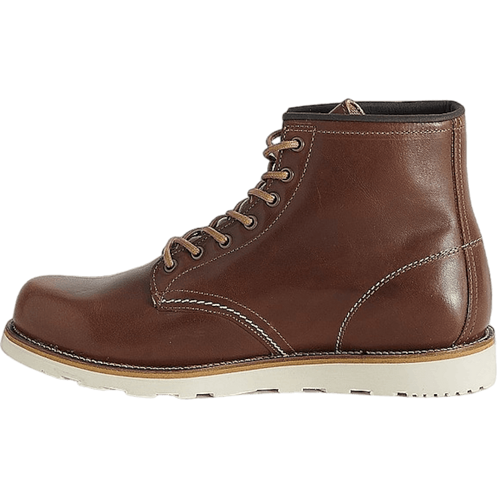 Raue Spitzenstiefel Braunes Leder