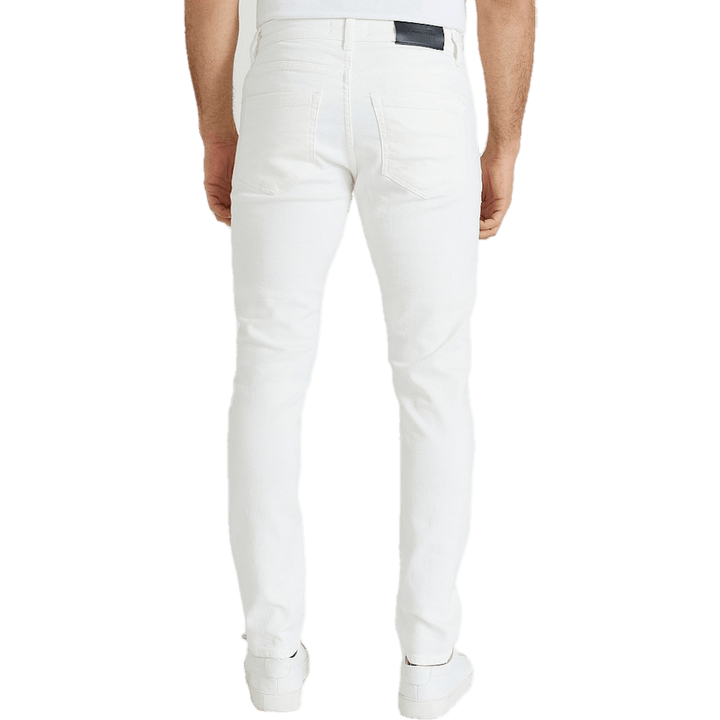 Jean slim blanc cassé