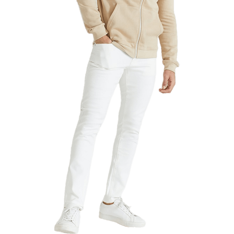 Jean slim blanc cassé