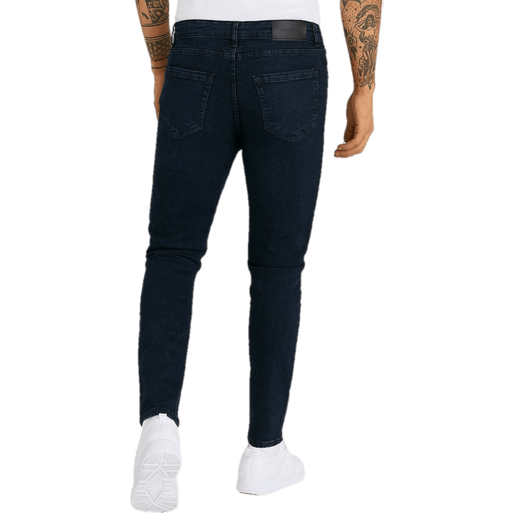 Jean skinny bleu noir