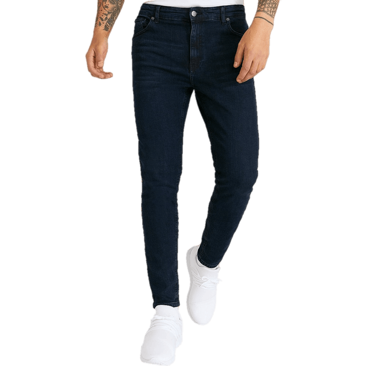 Jean skinny bleu noir