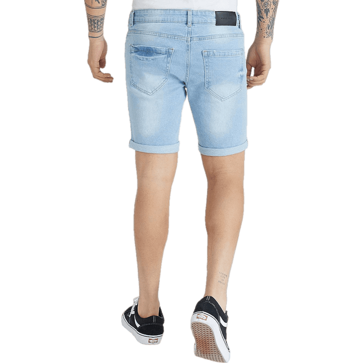 Slim Fit Shorts Vintage Light Blue