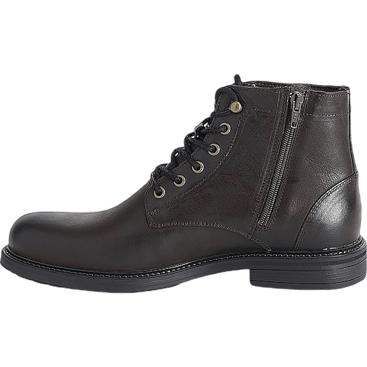 Schnürstiefel Braun Leder