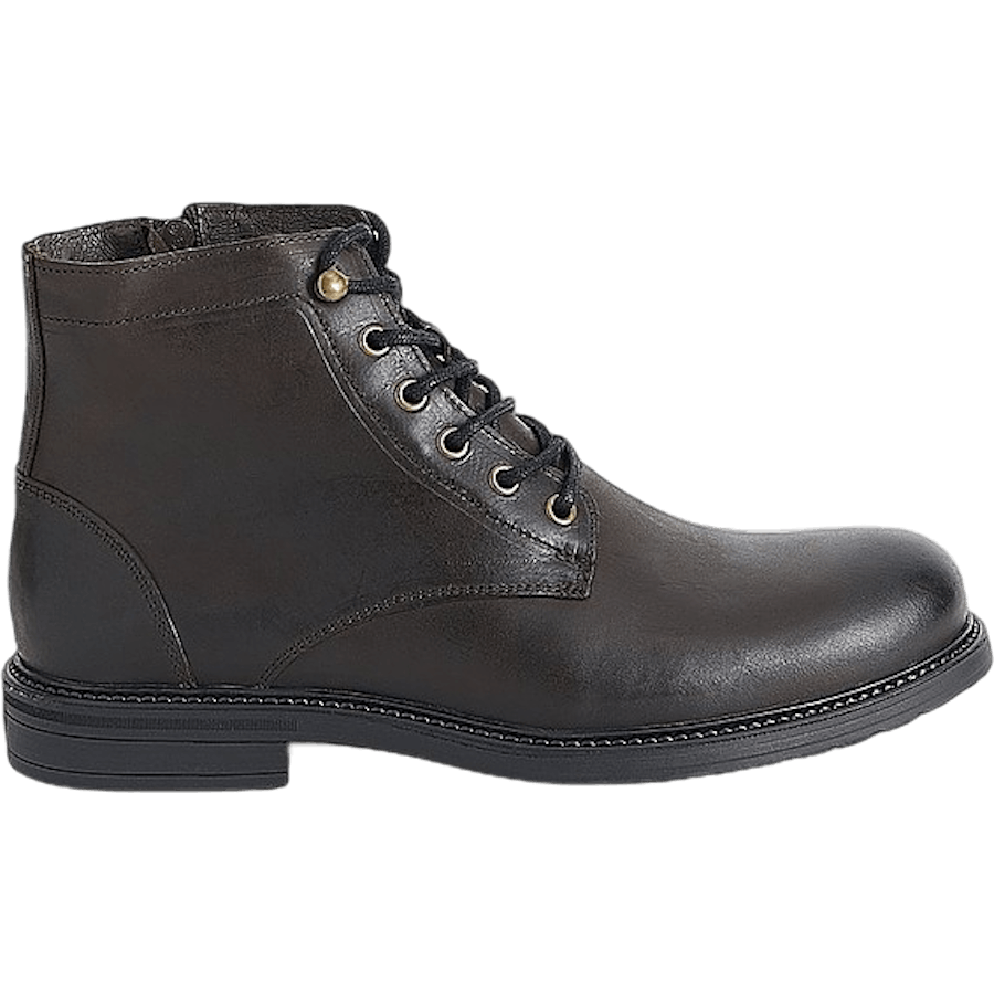 Schnürstiefel Braun Leder