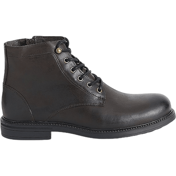 Schnürstiefel Braun Leder