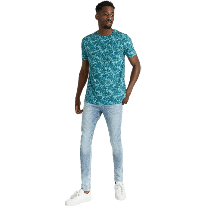 Studio Total Studio Total Printed Tee Turquoise Palm