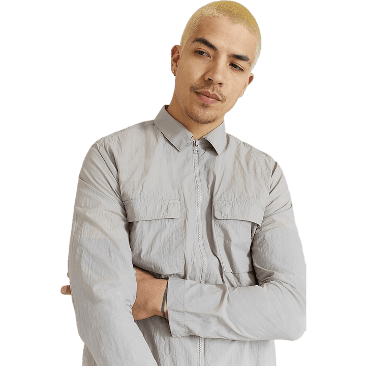 Nylon Overshirt Greige