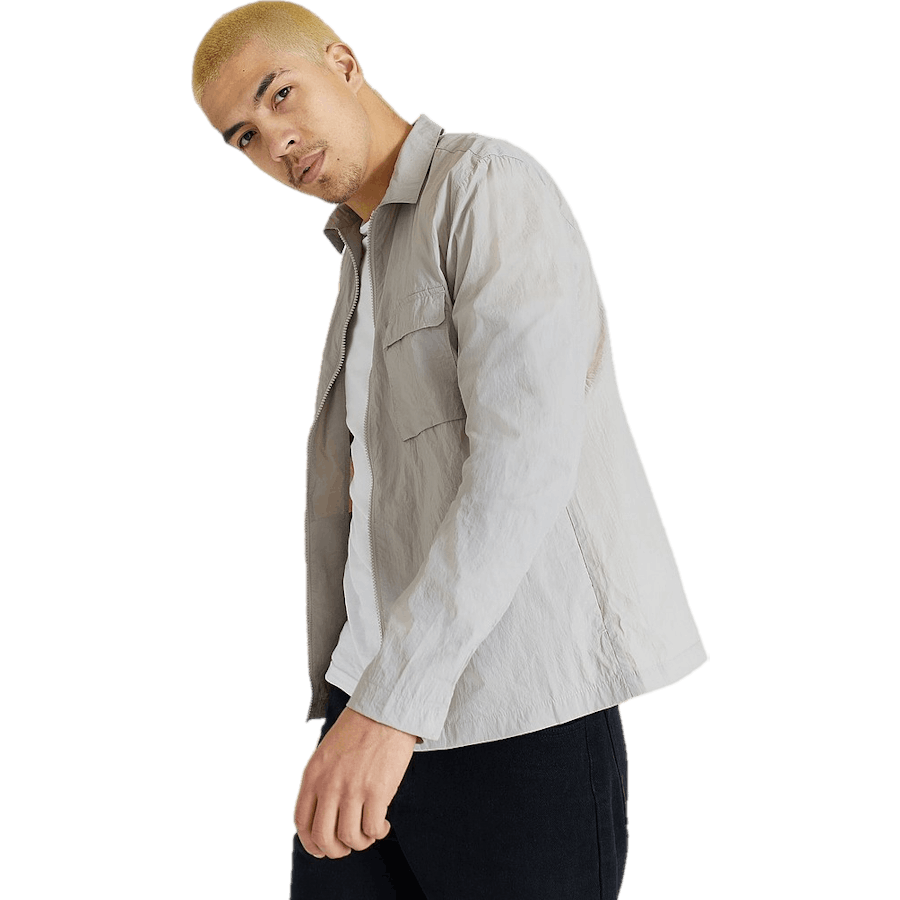Nylon Overshirt Greige