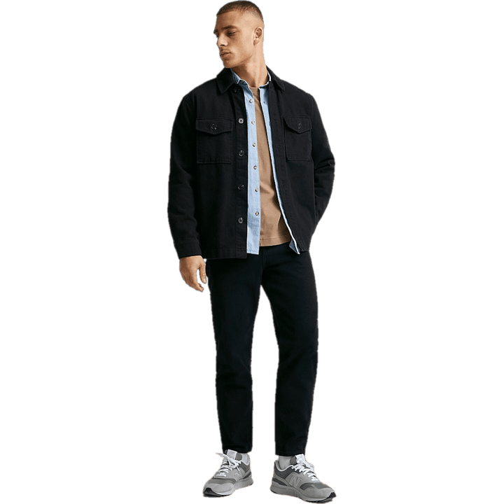 Regular Tapered Twill Preto