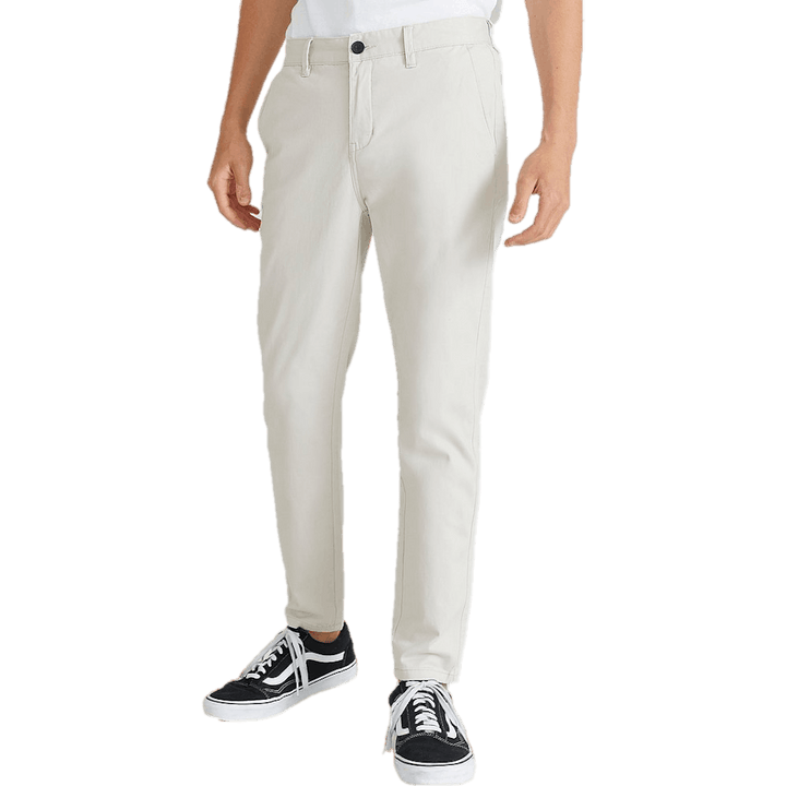 Skinny Cropped Chino Light Sand